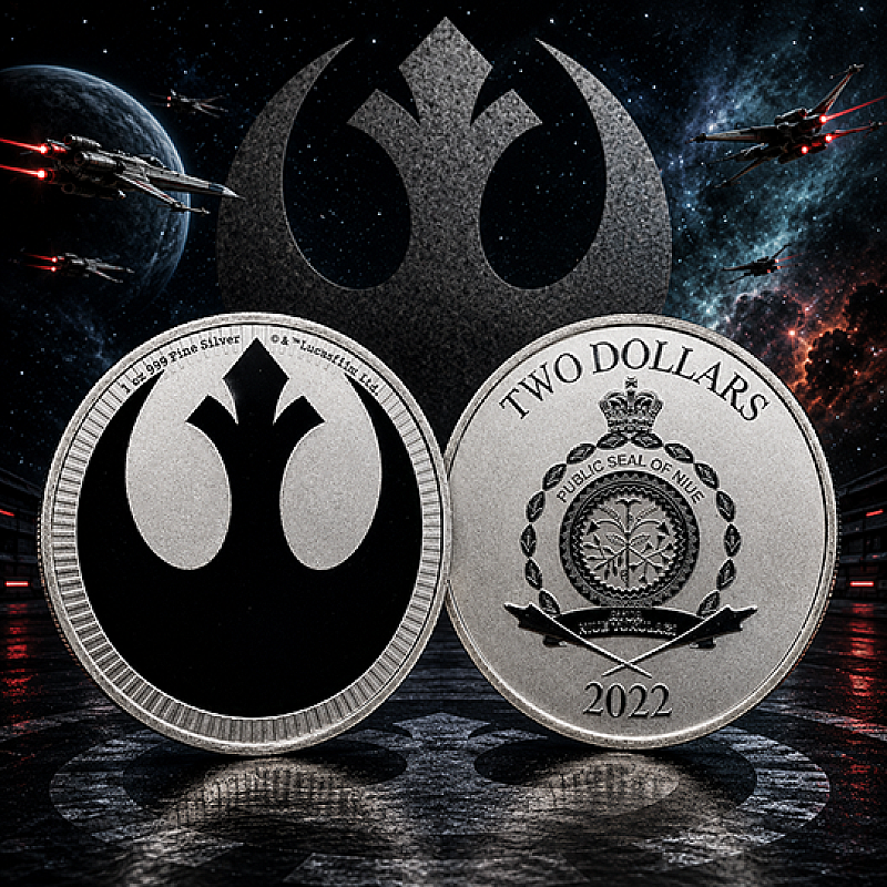 2022 NIUE REBEL ALLIANCE 1OZ FINE SILVER COIN