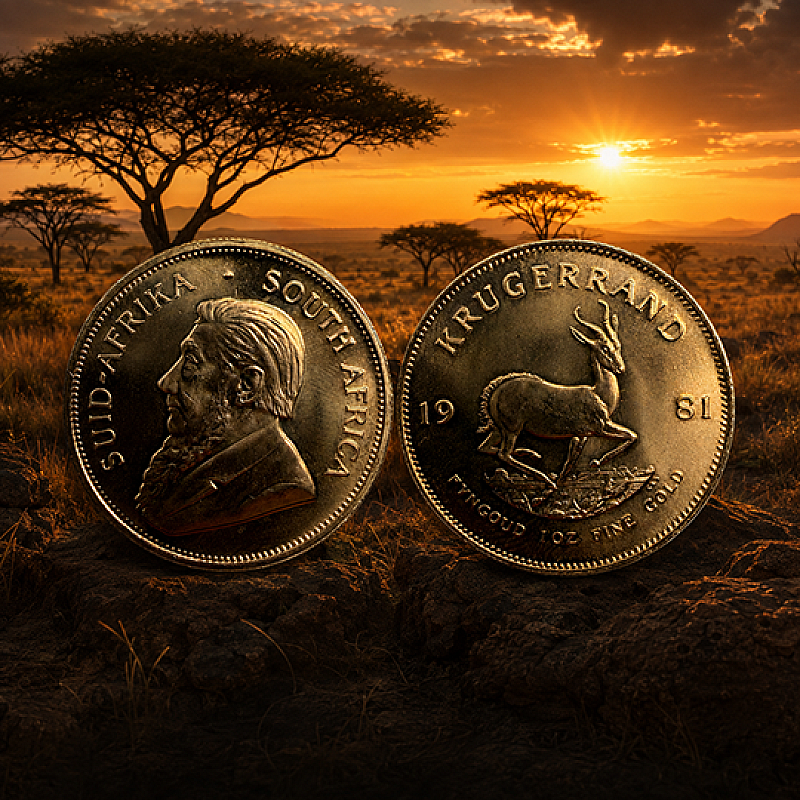 1981 SOUTH AFRICAN 1oz GOLD KRUGERRAND