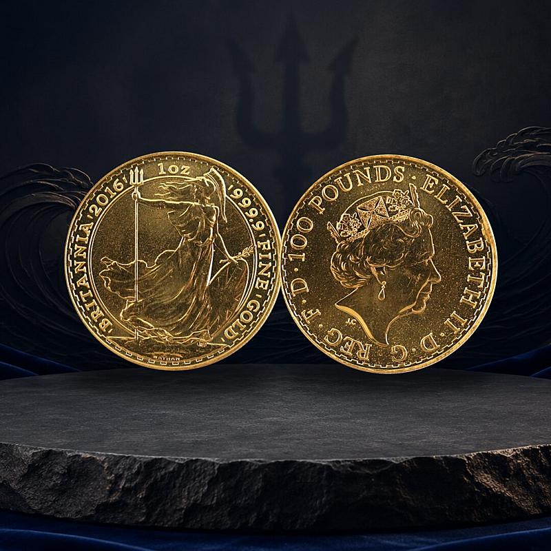 2016 1oz FINE GOLD BRITANNIA