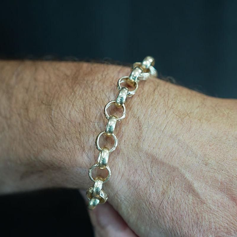 25g 9CT GOLD BELCHER BRACELET