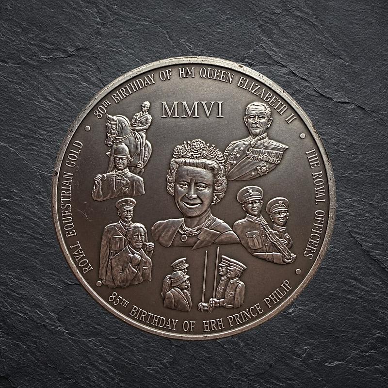 5oz .999 FINE SILVER ROYAL BIRTHDAY COMMEMORATIVE MEDAL