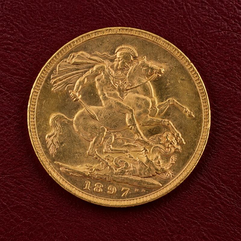 1897 QUEEN VICTORIA GOLD FULL SOVEREIGN
