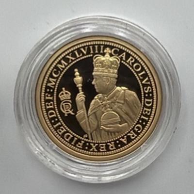2024 KING'S BIRTHDAY CAROLEAN HALF GOLD SOVEREIGN — 4g OR £375 CASH ALTERNATIVE