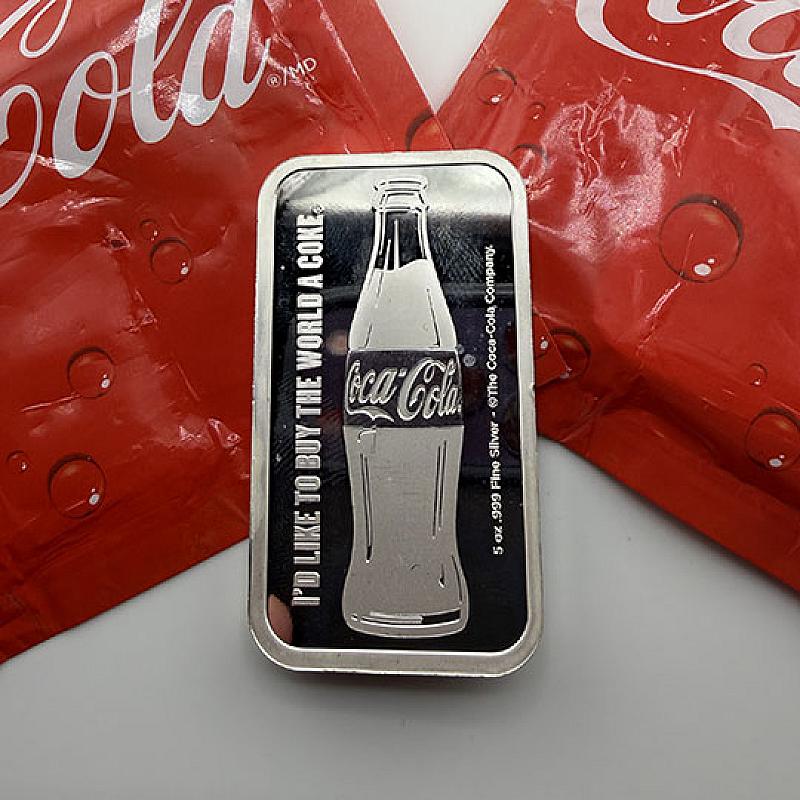 COCA-COLA® 5oz FINE SILVER STRUCK BAR
