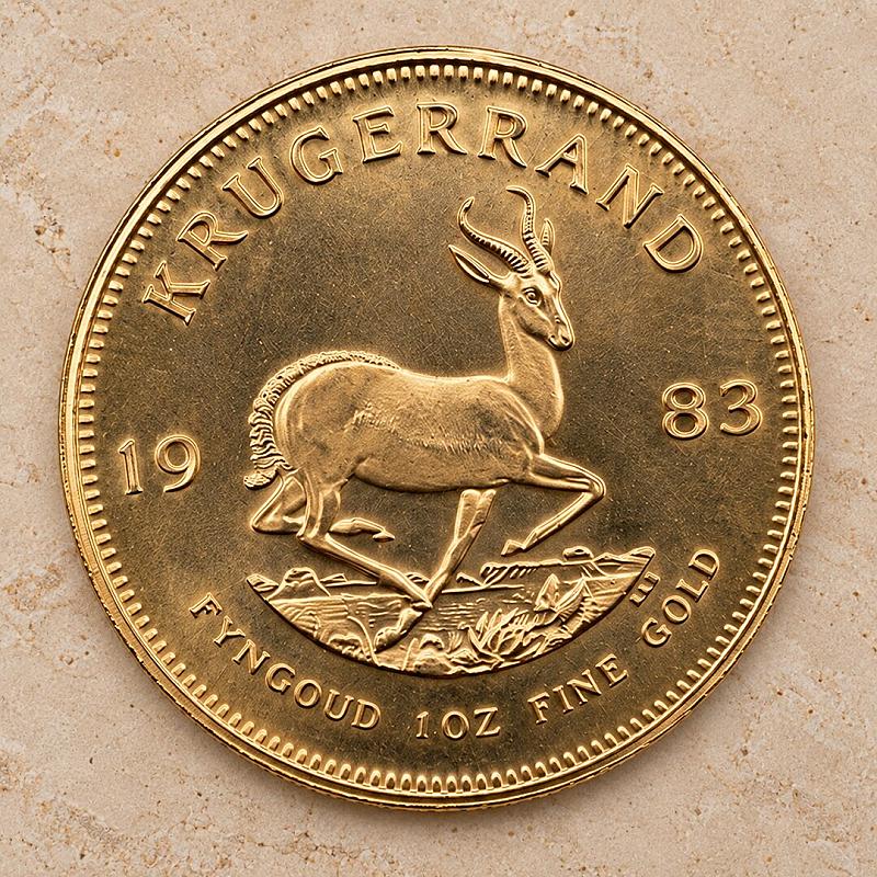 1983 SOUTH AFRICAN KRUGERRAND 1oz GOLD COIN