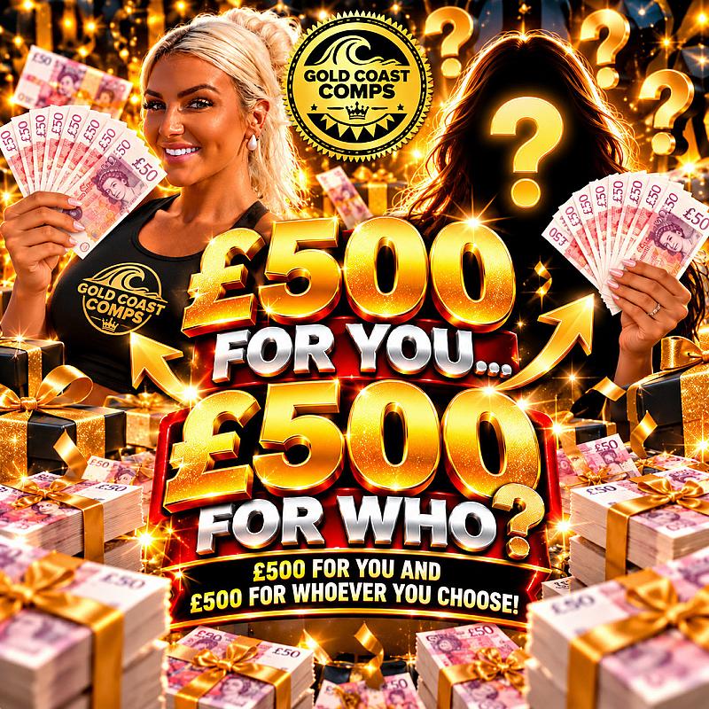 £500 FOR YOU... £500 FOR WHO? 