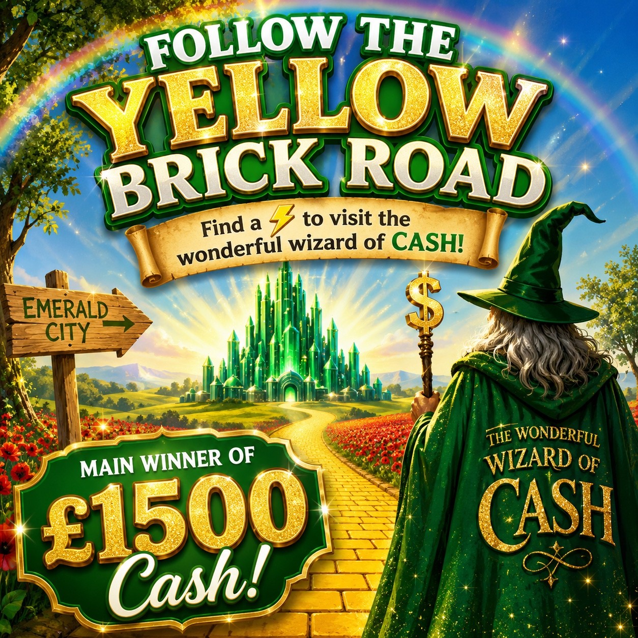 FOLLOW THE YELLOW BRICK ROAD…👠