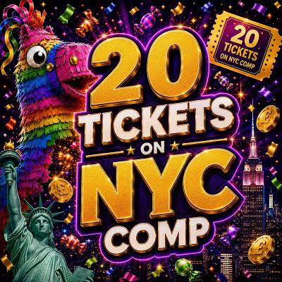 🗽BIG APPLE SMASH - 20 TICKETS ON NYC COMP🗽