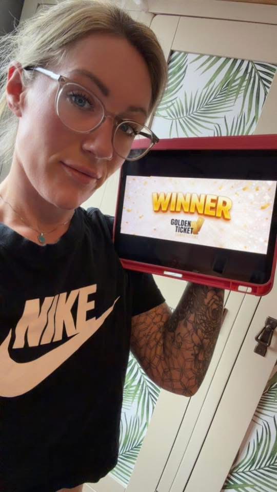 Golden Ticket Competitions winner