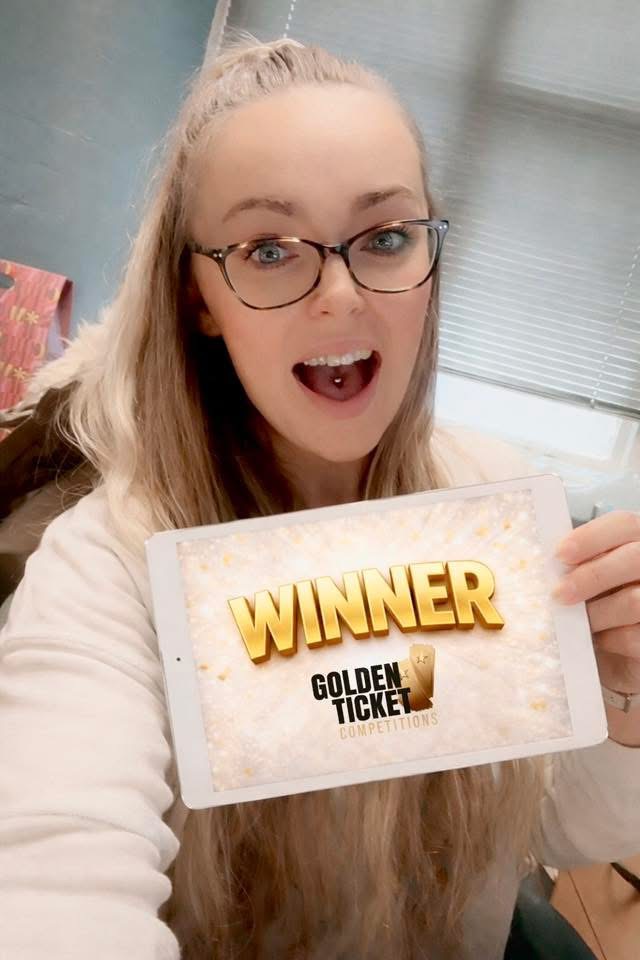 Golden Ticket Competitions winner