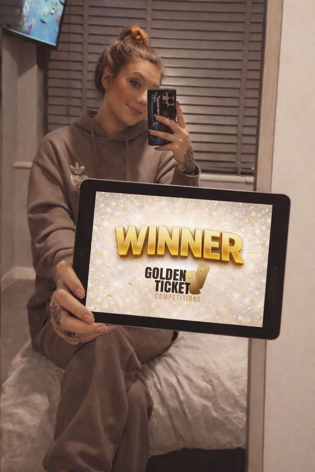 Golden Ticket Competitions winner