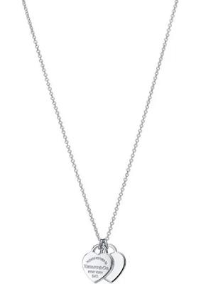 💎TIFFANY DOUBLE HEART NECKLACE or £280💎