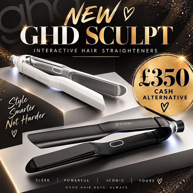 NEW GHD SCULPT INTERACTIVE HAIR STRAIGHTENERS 🤍