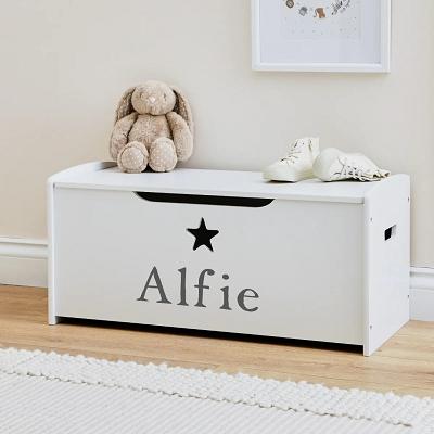 🎁 PERSONALISED WOODEN TOY BOX OR £115 🎁