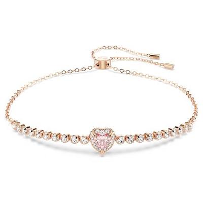 🎁 SWAROVSKI 18K PINK HEART BRACELET OR £50 🎁