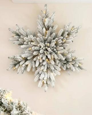 🎁 PRE LIT SNOWFLAKE WREATH OR £50 🎁