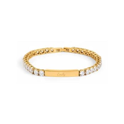 🎁 ABBOTT LYON CUSTOM BAR TENNIS BRACELET OR £80 🎁