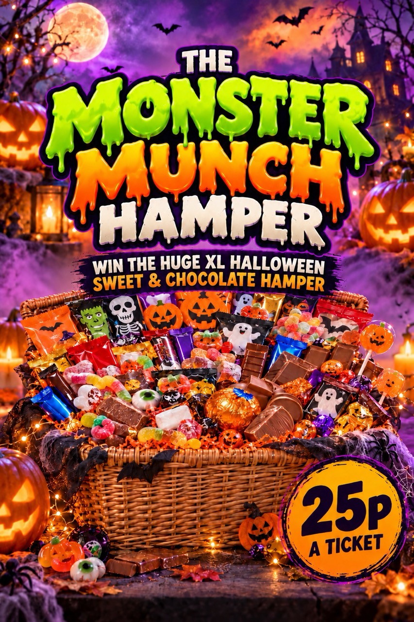 The Monster Munch Hamper - Win a HUGE XL Halloween Sweet & Chocolate Hamper
