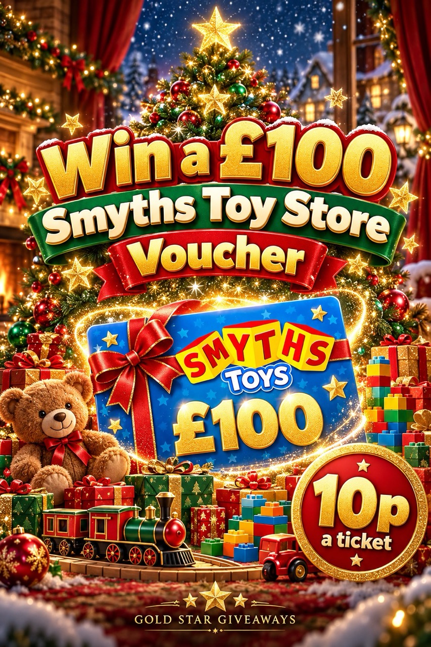 Win a £100 Smyths Toy Store Voucher - 10p a ticket!!