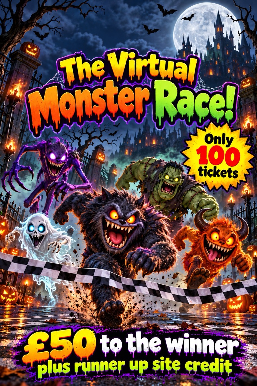 The Virtual Monster Race - £50 to the Winner + Runner up Site Credits