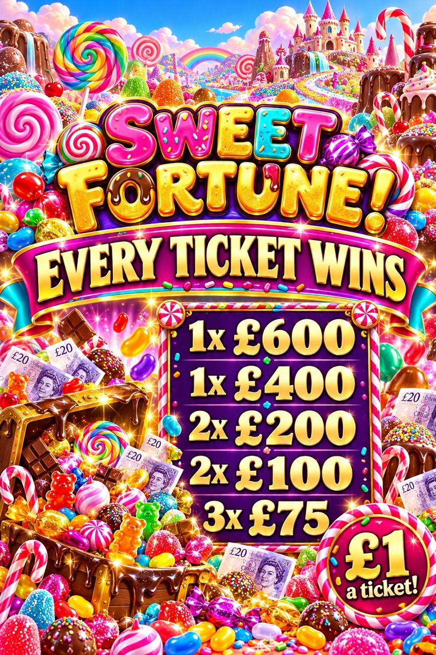 Instant Reveal - Every Ticket Wins A Prize - £150 Main Draw Prize