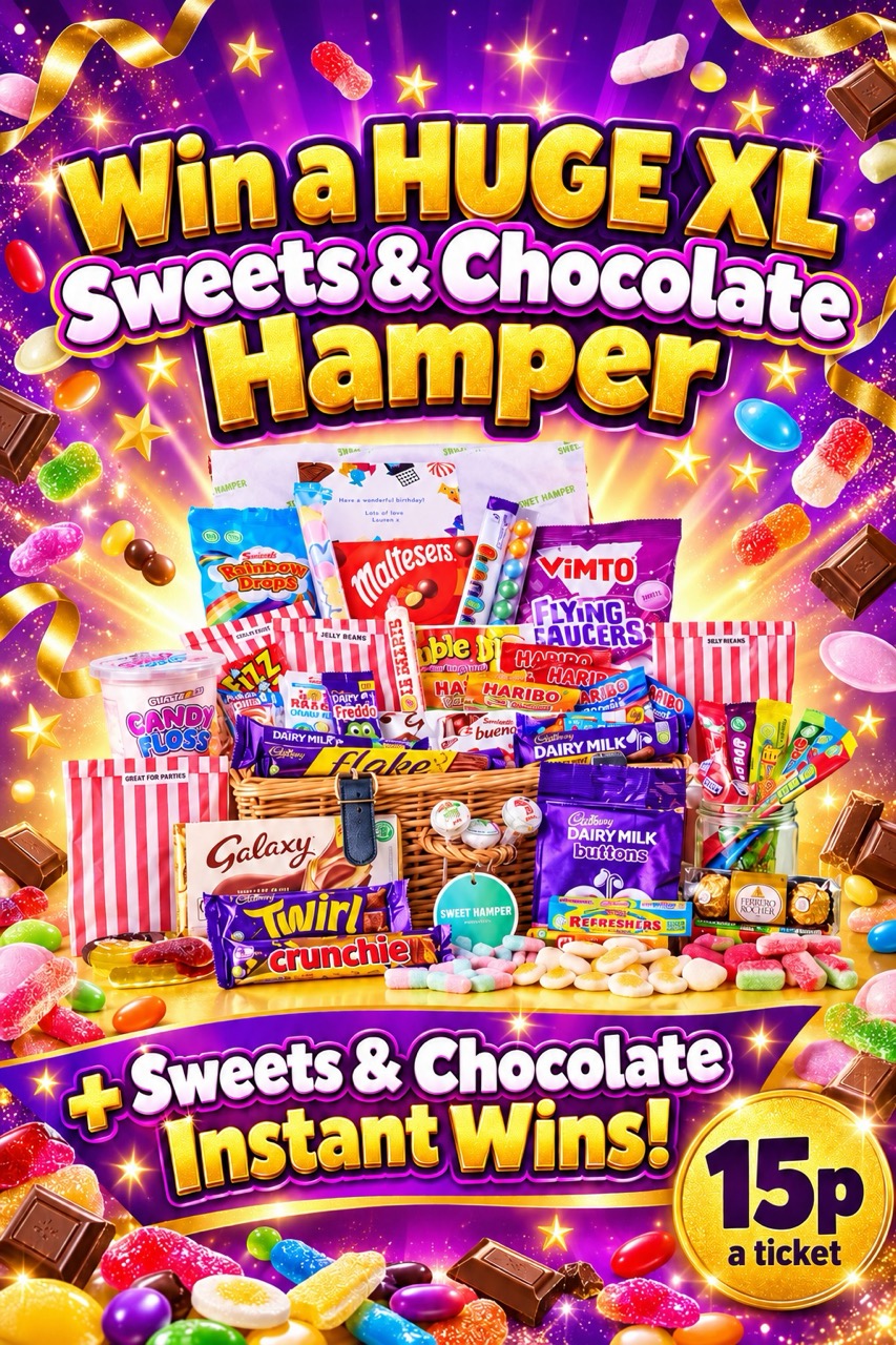 Huge XL Sweets & Chocolate Hamper + Instant Wins