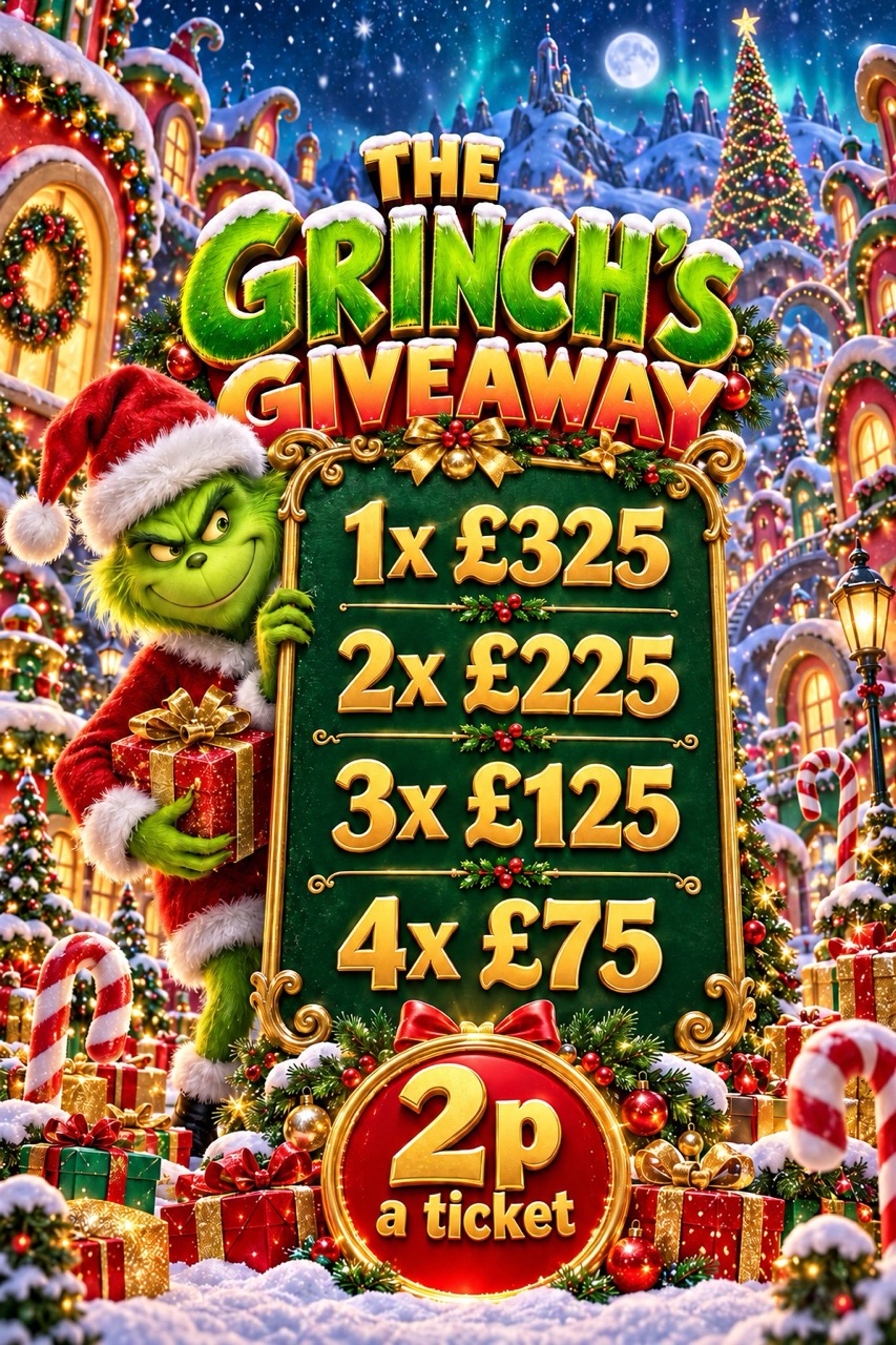 Balloon Pop - £325 Jackpot + £100 Main Prize