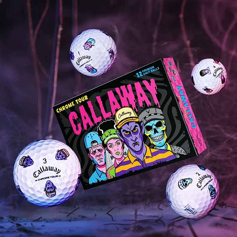 WIN 4 DOZEN LIMITED EDITION CALLAWAY CHROME TOUR HALLOWEEN BALLS