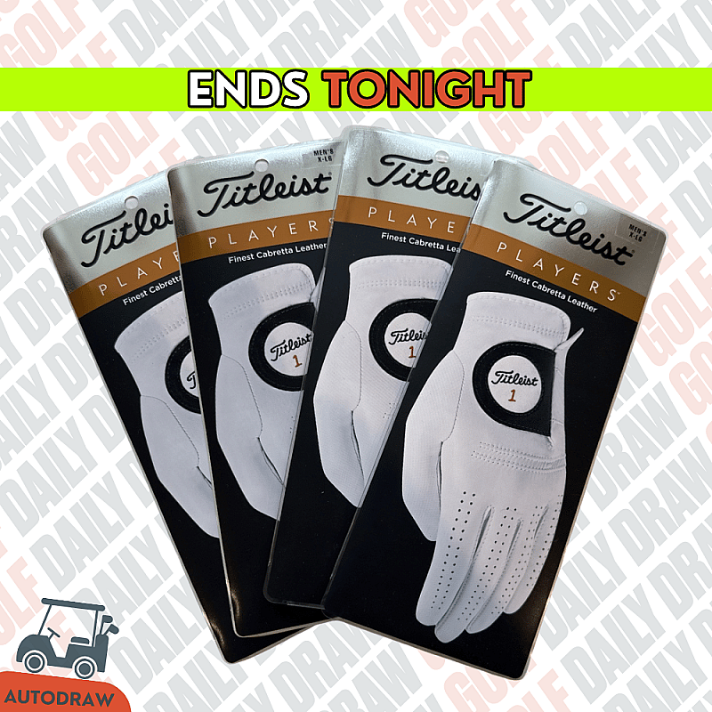 WIN 4 TITLEIST PLAYERS GLOVES *AUTODRAW*