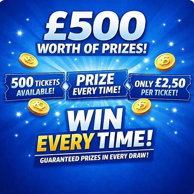 £500 worth of prizes 