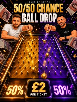 50/50 CHANCE Ball Drop Instant Win!