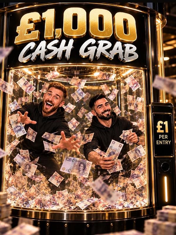 £1,000 Cash Grab Instant Win! 