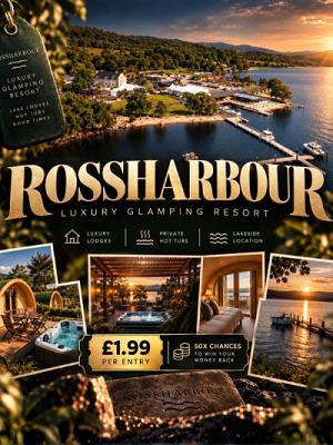 Win a Luxury Glamping Stay w/Hot Tub at Rossharbour Resort! 