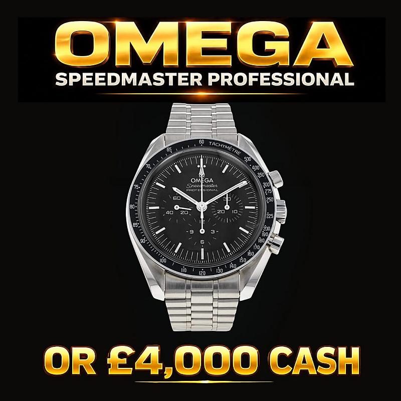 OMEGA Speedmaster "Moonwatch" or £4,000
