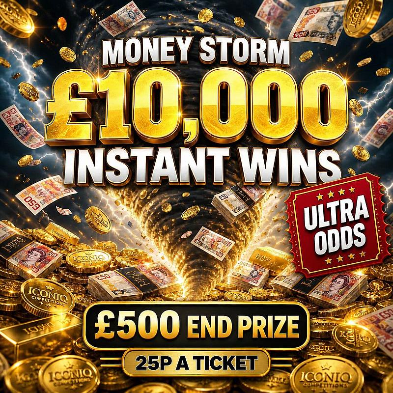 £10,000 INSTANT WINS - MONEY STORM