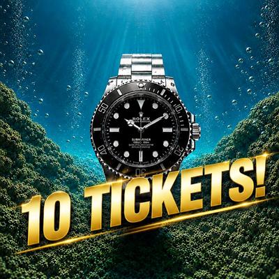 10 Rolex Tickets Worth £100