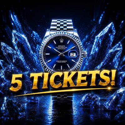 5 Rolex Tickets Worth £50