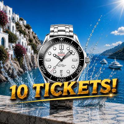 10 OMEGA Tickets Worth £50