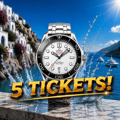 5 OMEGA Tickets Worth £25