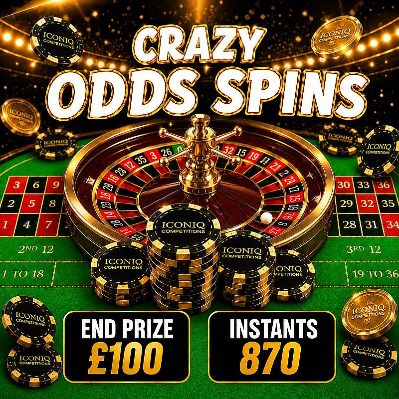 CRAZY ODDS SPINS - £2,000 OF PRIZES