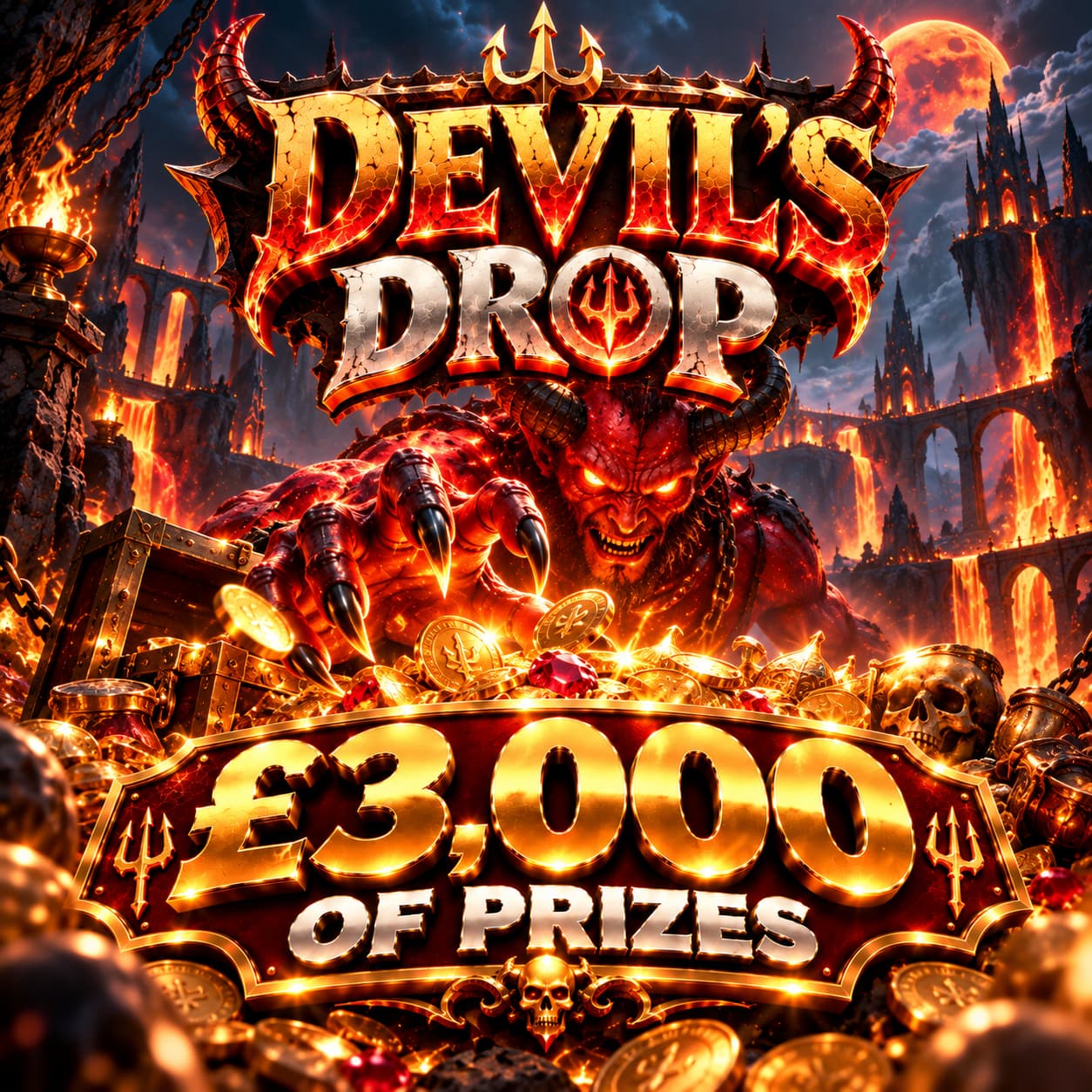 DEVIL'S DROP 😈 £3,000 OF PRIZES! 