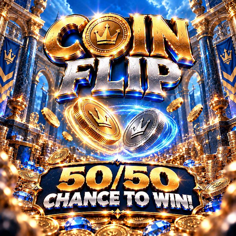 COIN FLIP 🪙 50/50 CHANCE TO WIN! 