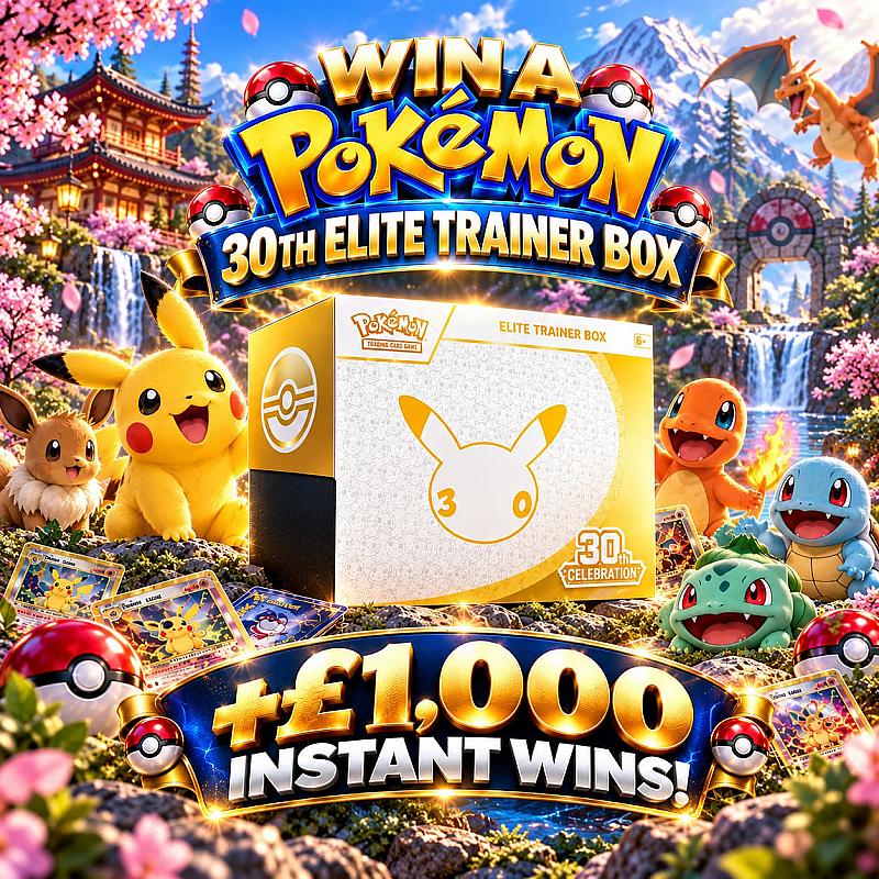 Pokemon 30th ETB + INSTANT WINS! 