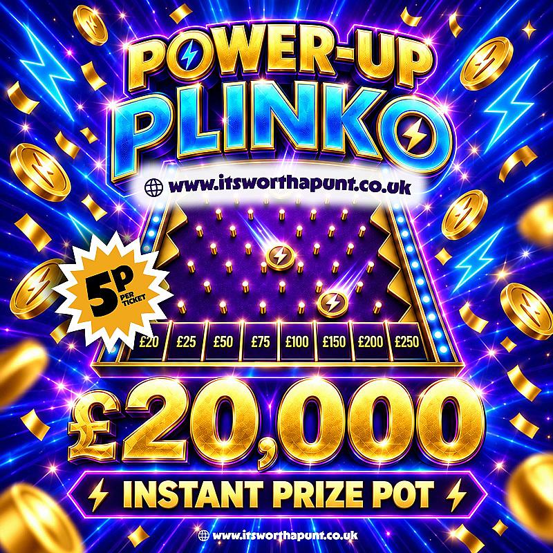 POWER UP PLINKO - £20,000 INSTANT WINNER