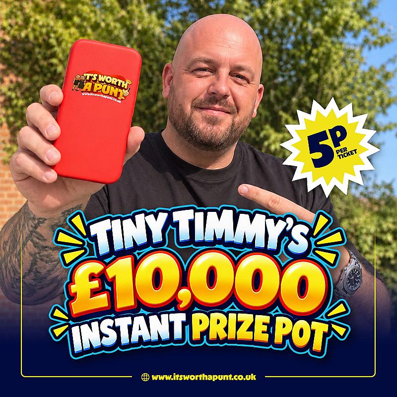 TINY TIM'S £10,000 INSTANT WINNER