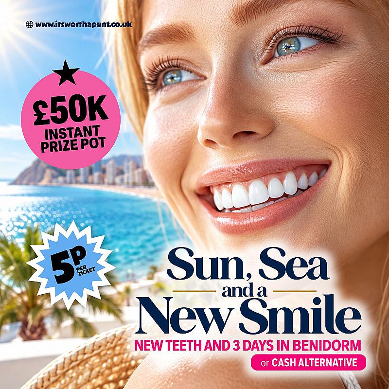 SUN, SEA AND A NEW SMILE NEW TEETH AND 3 DAYS IN BENIDORM 