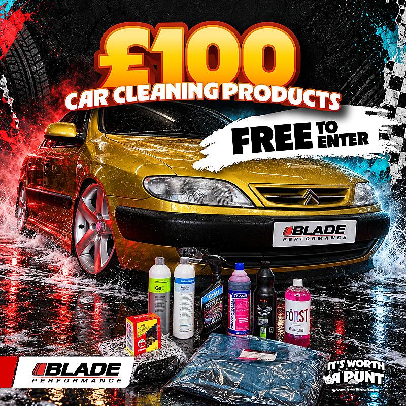 FREE TO ENTER BLADE PERFORMANCE CLEANING PRODUCTS