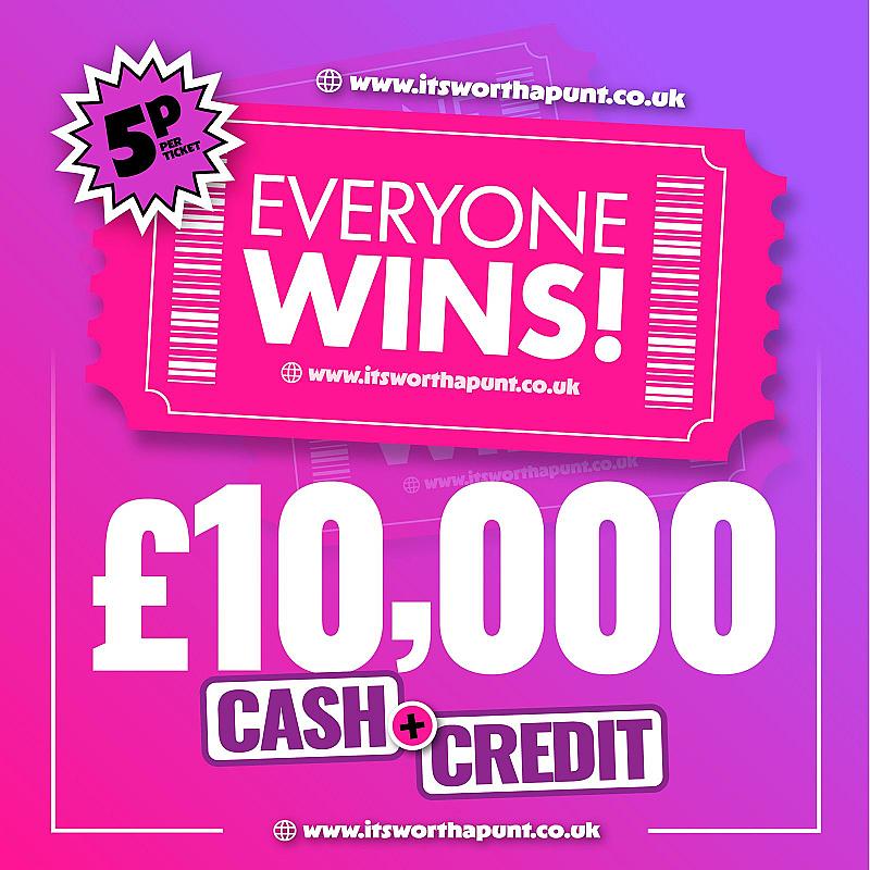 EVERY TICKET WINS!!! JUST 5P A TICKET