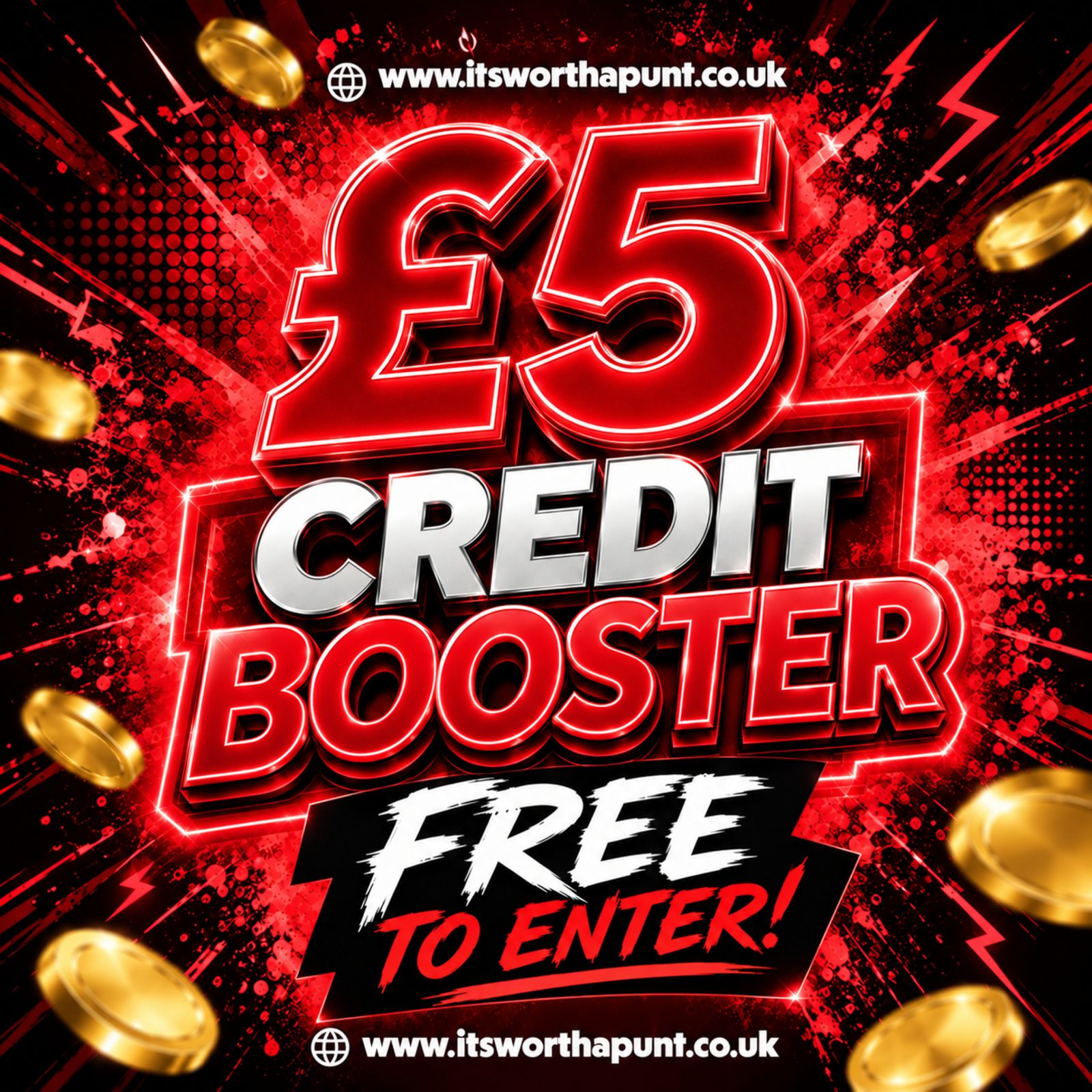 £5 SITE CREDIT BOOSTER
