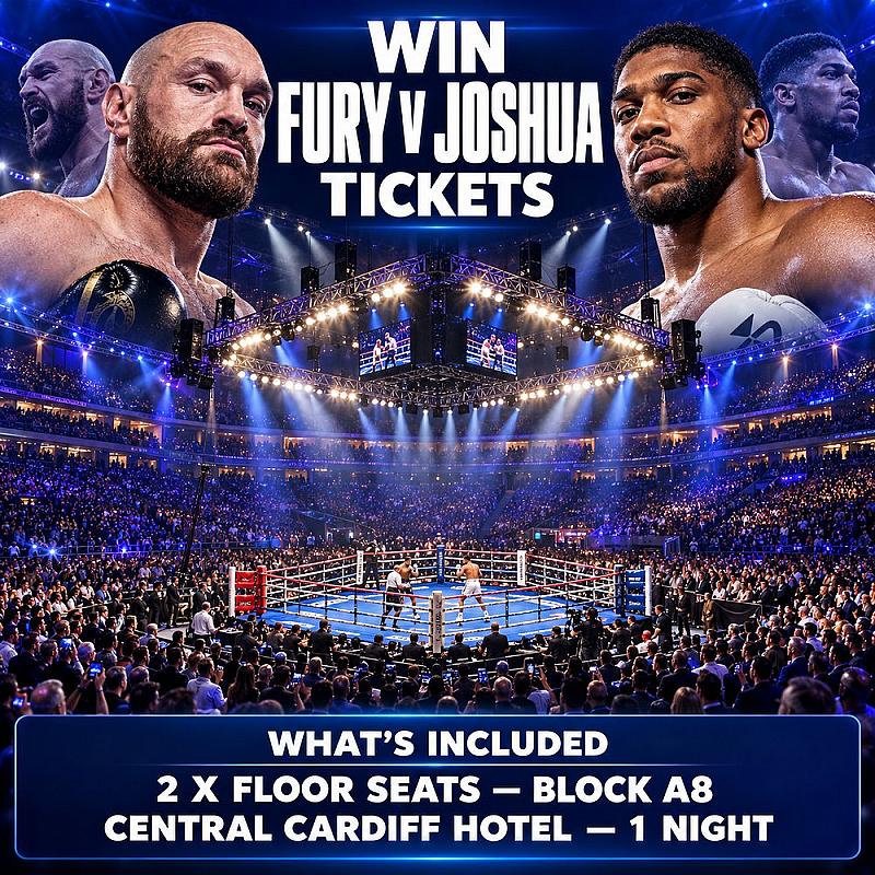 FURY V JOSHUA (FLOOR SEATS) & HOTEL!